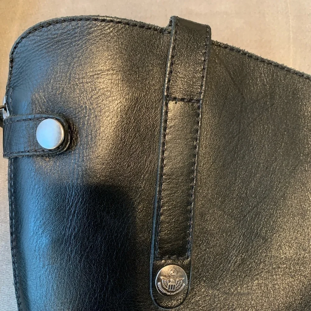 Matisse Yorker Boots Equestrian Riding Tall Over the Knee Black Leather 6.5